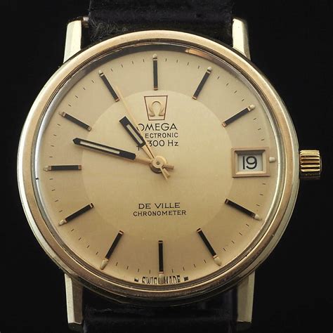 omega electronic f300hz deville chronometer